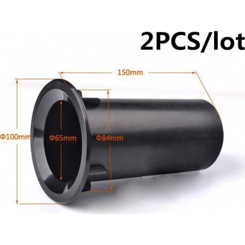 Finlemho Speaker Bass Tube Accessories 2PCS 65x150mm For DJ Speaker Subwoofer Hifi Home Theater Professional Audio Woofer PA65