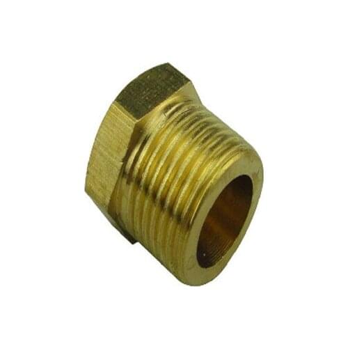 5PCS 1/4" Threaded pipe Hex Head Brass Plug Pneumatics Hydraulics Fittings