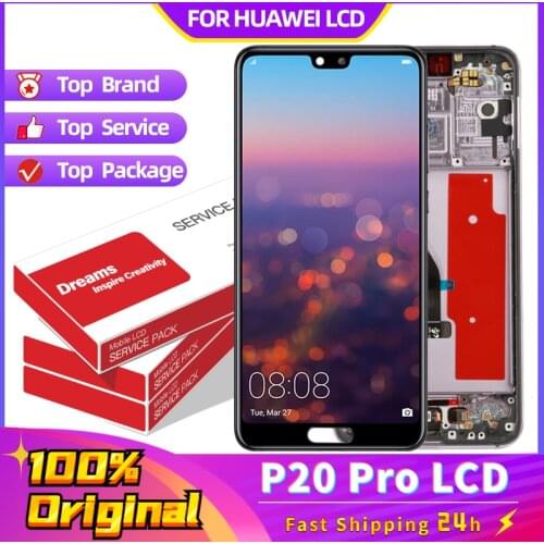 6.1'' Original Super AMOLED Display for Huawei P20 Pro LCD Touch Screen Digitizer Assembly CLT-L09 CLT-L29 CLT-AL01 Repair Parts