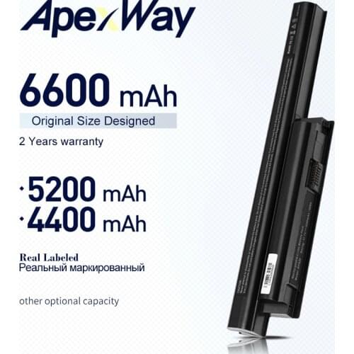 11.1V Laptop Battery VGP-BPS26 VGP-BPS26A For Sony Vaio VPC-CA15FG VPC-CA190 VPC-CB100C VPC-CB1AHJ SVE14118FG SVE1411AJ SVE14A2S