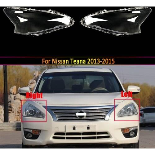 Auto Headlamp Case For Nissan Teana 2013 2014 2015 Car Front Headlight Cover Glass Lamp Shell Lens Glass Caps Light Lampshade