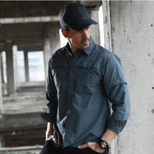 Free shipping! - High quality Mens quick dry outdoor shirt fishing shirt camping shirt