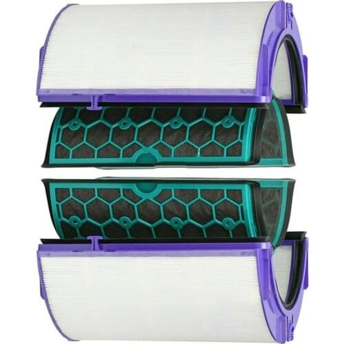 For Dyson Hp04 Tp04 Dp04 Sealed Two Stage Air Purifier Hepa & Carbon Filter Set