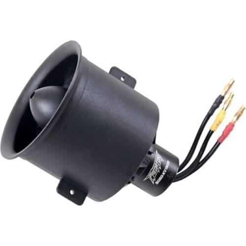 FMS 70mm Pro 12-Blades Ducted Fan EDF with 3060 1900KV 6S Brushless Motor for RC Airplane Ducted Fan Plane DIY Parts
