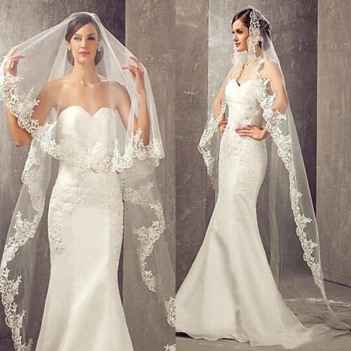 KIVARY Wedding Lace Veils