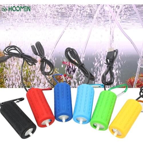 Energy Saving Aquatic Terrarium Filter Mini USB Aquarium Fish Tank Get Oxygen Air Pump Supplies Fish Tank Accessories