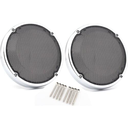 Motorcycle 6.5" Saddlebag Lid Speaker Grill Cover Lower Vented Fairing For Harley Touring Road King Electra Street Glide 1983-Up