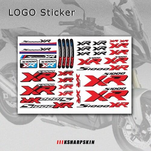 For BMW S 1000 XR s1000 xr motorcycle tail box stickers Beak Fender Decal Shock absorber decals Decals Reflective Waterproof