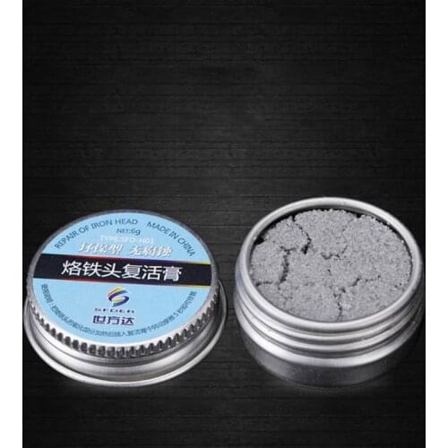 Soldering Iron Lead-Free Tip Refresher Clean Paste for Oxide Solder Iron Tip 62KD