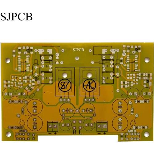 SJPCB Yellow Solder Mask 1OZ Fr4 Printed Wire Board Plated Via Holes from China No Extra Charge For Color Fast Delivery