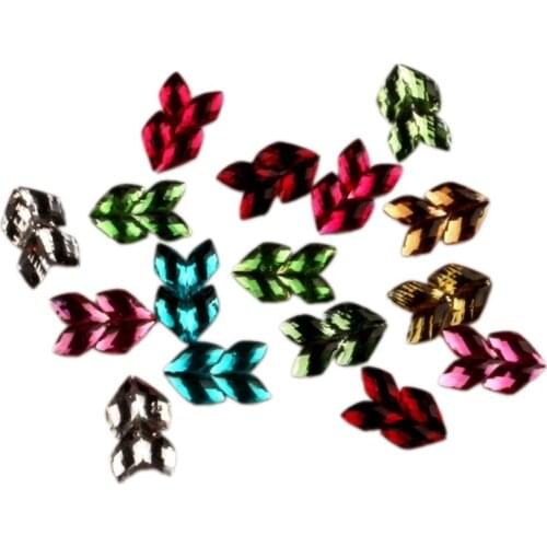 300Pcs Mixed Resin Bling Wheat Spike Cabochon Flatback Decoration Crafts Embellishments For Scrapbooking Diy Accessories