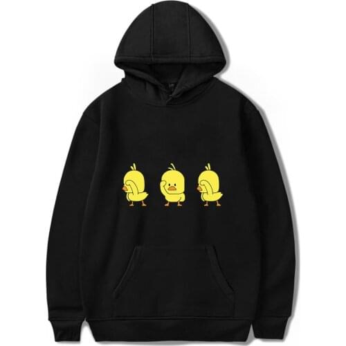 Cute Rubber Duck Print Hoodies Boy Girl Fashion Autumn Sweatshirts Women Men Casual Funny Hoodies Popular Duck Hoodies Clothes