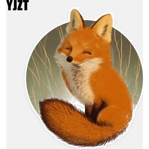 YJZT 13.6CM*16CM Funny Animal Motorcycle Car-styling Car Sticker Decal PVC Car Accessories 5-0927