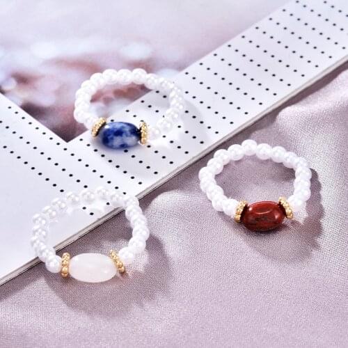 Mini Fashion 3-4mm Natural Freshwater Pearl Couple Rings Women Real Sterling Wedding Jewelry for Women Gift Free Shipping