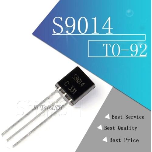 100PCS S9014 TO-92 9014 TO92 new triode transistor