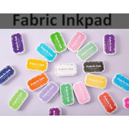 5pcs/pack Multi-color Vintage BIg Size Rubber Stamp Ink pad For DIY Scrapbooking Decor Photo Album Making