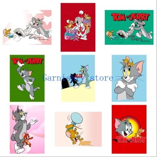 Disney Cat&mouse Diamond Painting 5D Diamond Mosaic Diy Cross Stitch Kits Home Decor Full Diamond Embroidery Baby Room Wall Art