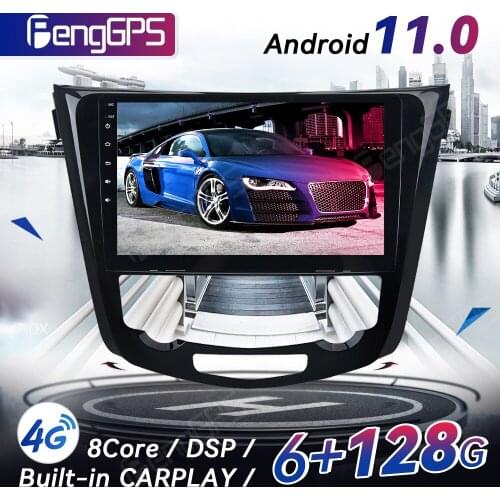 Android 11.0 CD DVD Player For Nissan Qashqai 2013-2015 GPS Navigation Multimedia Headunit Touchscreen With Carplay DSP 4+64G
