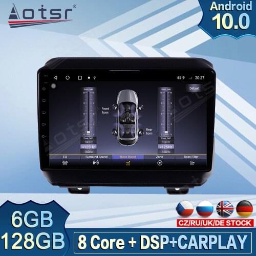 128G Car Radio Recorder For Jeep Wrangler 2018 2019+ Android DVD Player Screen GPS Navigation Multimedia Video Player Carplay HD