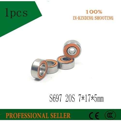 Free Shipping 1PC SR2 2OS 1/8'*3/8'*5/32'inch CB ABEC7 Hybrid Ceramic Stainless Dry Fishing Reel Bearing SR2C 2OS A7 LD SR2-2RS