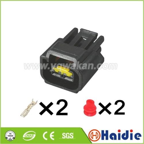 Free shipping 5sets 2pin Furukawa Ford Fox Mondeo High Pressure Pack Ignition Coil Plug waterproof wire connector FW-C-2F-B