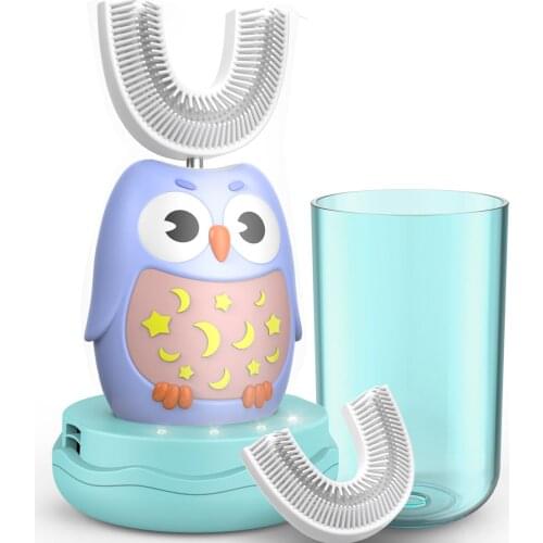 Auto Brush Toothbrush for Kids, 360° Automatic Electric Clean, Power Mouth Piece Design for Toddlers Children
