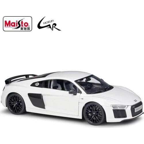 Maisto 1:18 Audi R8 V10 Plus Alloy Metal Car Model 2014 Corvette Stingray Z51 2015 Ford Mustang GT 50th Anniversary Centenario