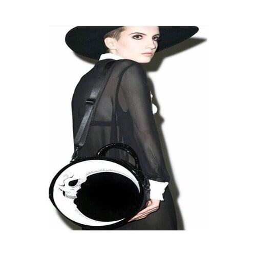 Black Moon Fashion Anime Shoulder Bags Handbag Cartoon Tote Casual Storage Bag Lady Girls Gifts