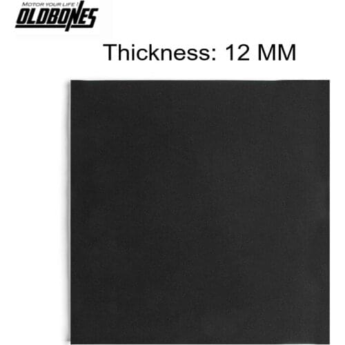 Motorcycle Race Foam Seat Pad Black Universal 12mm thick For Yamaha For Honda For Ducati