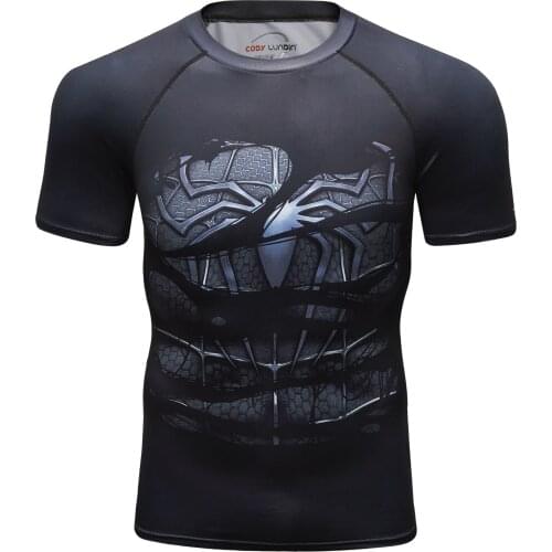 Rashguard customizable different pattern printing LOGO Men T-shirt Short sleeve O-Neck Summer top