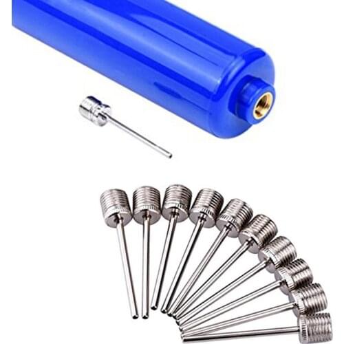 10pcs Basketball Airpump Needles Ball Inflating Pump Needle For Soccer Balls Basketball Volleyballs Footballs Air Pump Nozzle