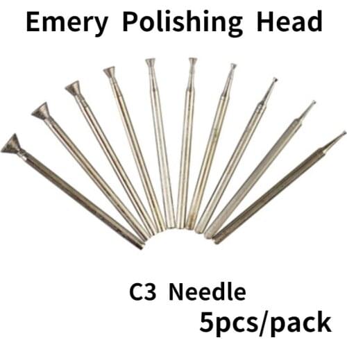 Emery Grinding Head /C3 Jade Carving Grinding Needle/jadeite Original Stone Grinding Bit for Peeling and Opening Windows