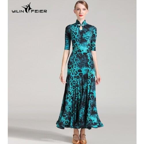 New ballroom dance competition dress dance ballroom waltz dresses standard dance dress women ballroom dress S7009