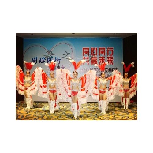 Feather clothing Stage performance catwalk carnival Headdress flower pubs party Mens wear womens clothing