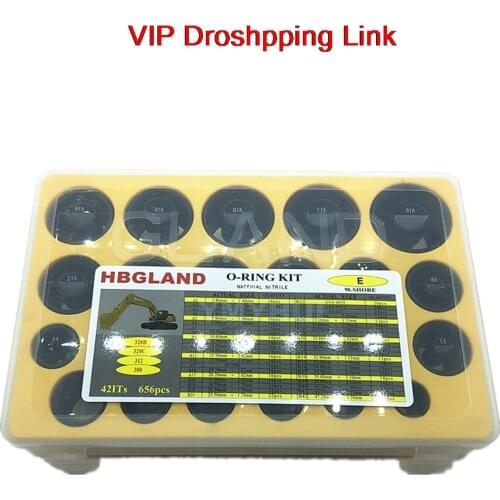 For CAT 320 323 324B C D excavator square rubber ring O-ring O-ring repair box sealing high-quality excavator accessories