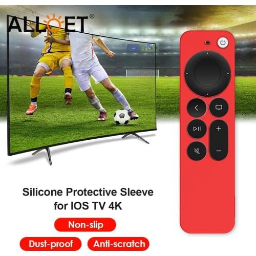 Protective Case Shockproof TV Protector Cover Case for Apple TV 4K Portable Silicone Remote Control Cover Anti-Fall