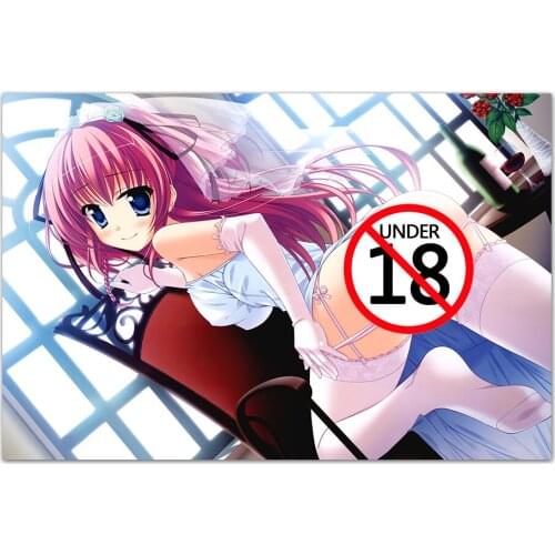 Modern Wall Art Unframed Canvas Painting Beautiful Bride Wallpaper Japanese Adult Anime Posters and Prints For Room Decor