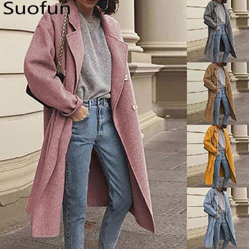 Suofun Women's Wool Coats