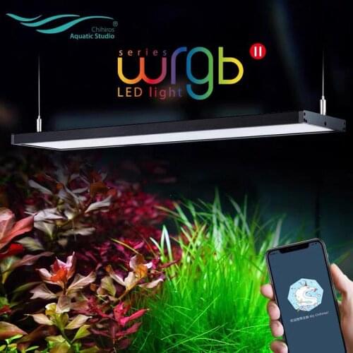 New Chihiros WRGB 2 30-120 Aquarium Led Light Upgraded Version Light Lamp With Bluetooth APP Control Shade Water Plant Lighting