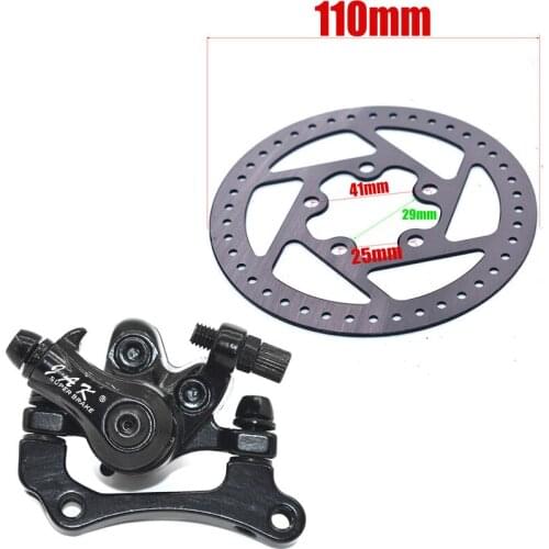 10 inch M365 Electric Scooter Brake and 110mm Brake Disc for Kugoo M4 Kick Scooter Skateboard Accessories Replacement Parts