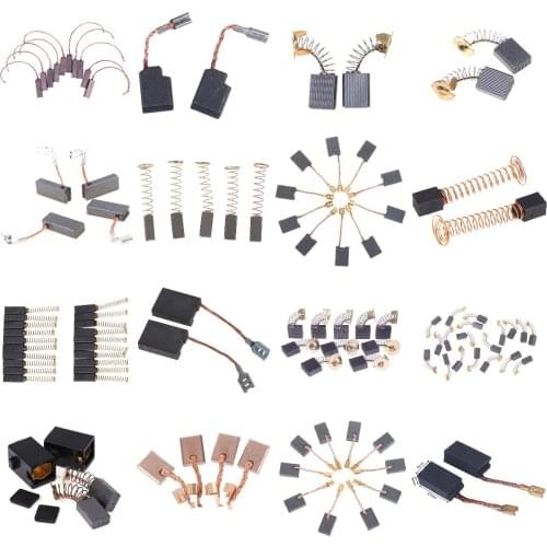 Carbon Brush Mini Electric Drill Electric Grinder Replacement Carbon Brush Motor Accessories Dremel Rotary Tools 20/10/4/5/1Pcs