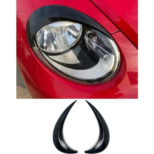 Car Headlight Eyebrow Exterior Decoration For VW for Beetle 2012 2013 2014 2015 2016 17 2018 Accessories ABS Trim Cover