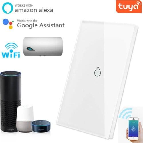 Wifi Boiler Smart Switch Water Heater Switches Voice Remote Control US standard Touch Panel Timer Outdoor work alexa google home