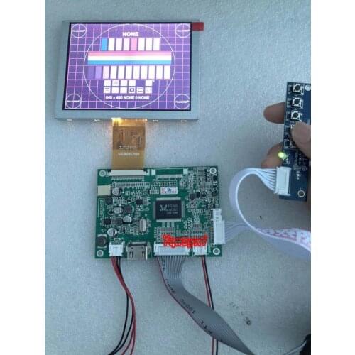 Yqwsyxl ZJ050NA-08C 5 inch LCD display 640x480 Screen with HDMI VGA AV LCD Control Board