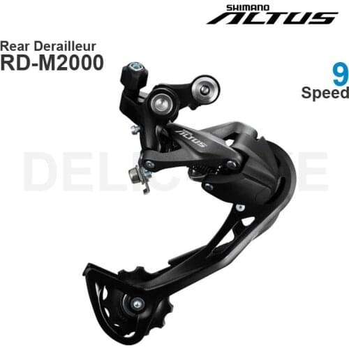 ORIGINAL Shimano ALTUS M2000 9v M2000 Rear Derailleur SHADOW 9 speed for MTB bike bicycle parts