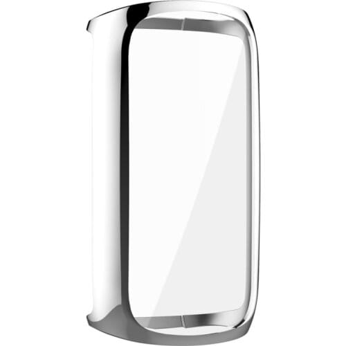Watch TPU Protective Cover Shell Electroplating Protective Bumper Case for Fitbit Luxe/Fitbit Luxe Special Edition