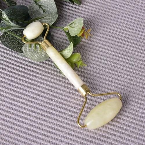 1pcs Face Massage Roller Natural Jade Stone For Women Men Face Body Head Neck Foot Jade Roller