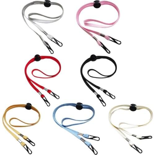10Pcs Adjustable Strap Face Mask Lanyard Extender with Clips Ear Savers String