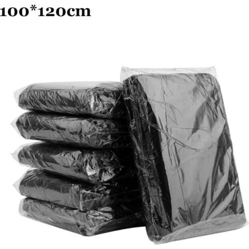 10PS 100x120cm Kitchen Garbage Bags HDPE Pressure Bag Waterproof Storage Plastic Bags Outdoor & Home Garbage Bag Large Packaging