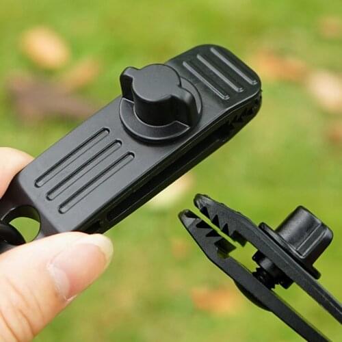 4pcs Outdoor Tent Clips Nylon Heavy Duty Tarp Awning Clamps with Thumb Screw